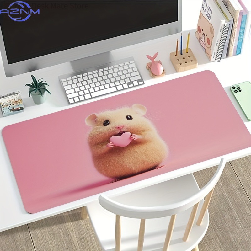 Hamster Hug Heart Pink Backgro - Esports Gaming Background review and price