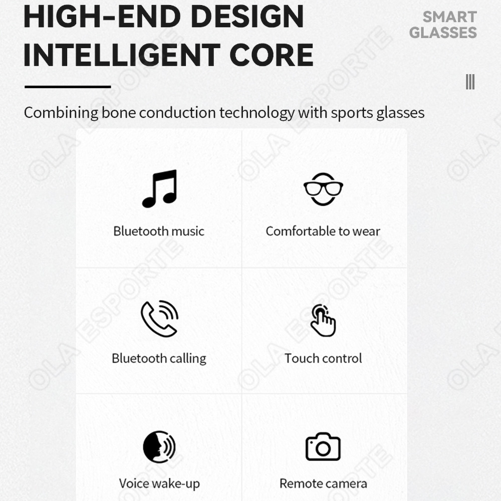 NEW Smart Glasses V5.3 Bluetoo - Esports Gamers review and price