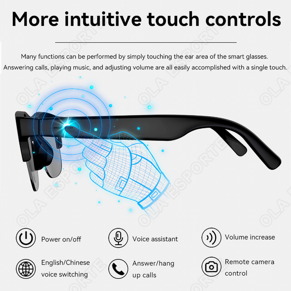 NEW Smart Glasses V5.3 Bluetoo - Esports Gamers review and price