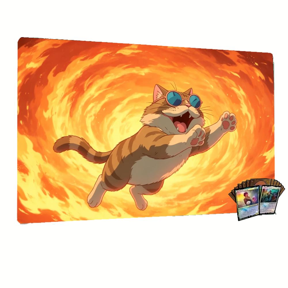 Funny Cat Background Large Gam - Esports Gaming Background review and price