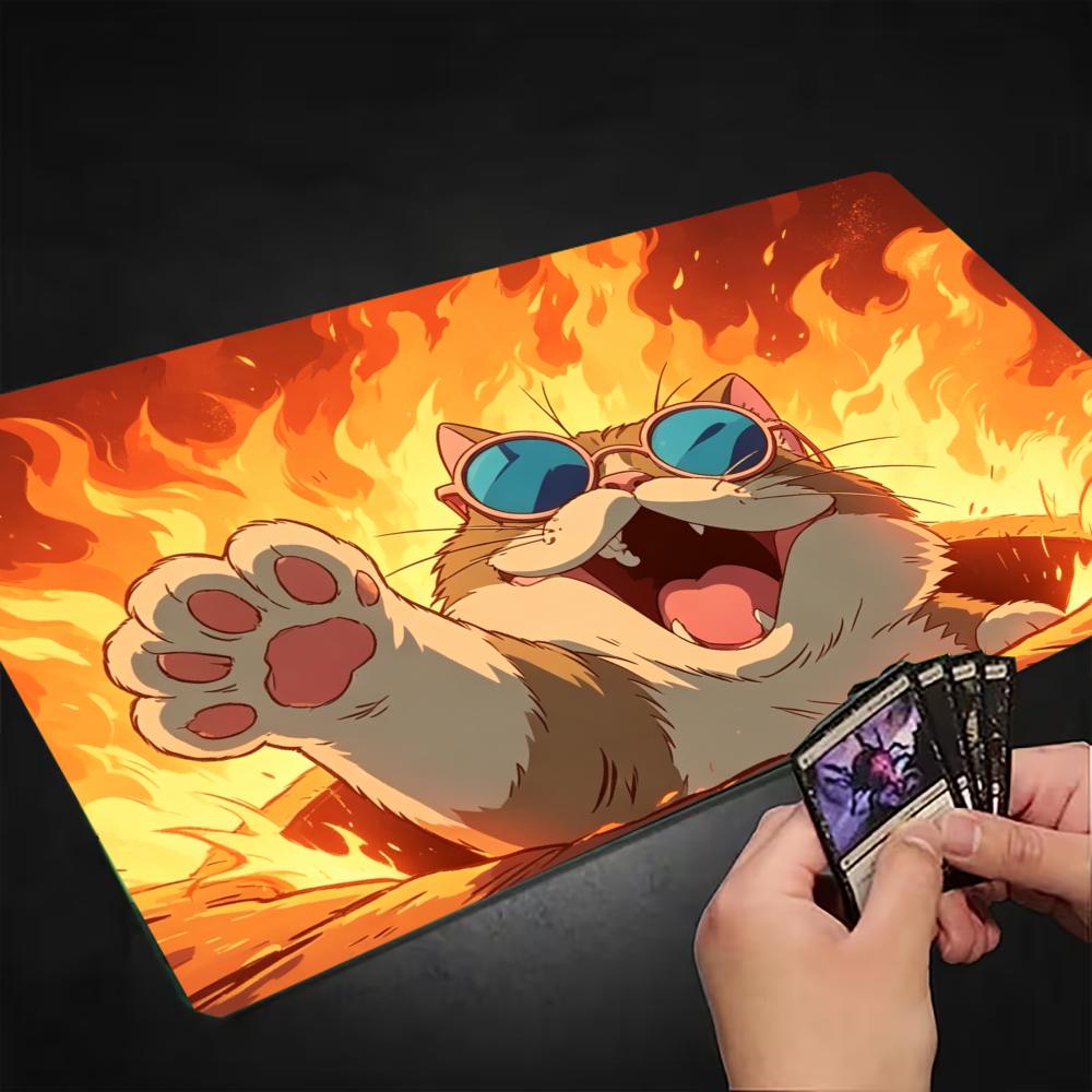 Funny Cat Background Large Gam - Esports Gaming Background review and price