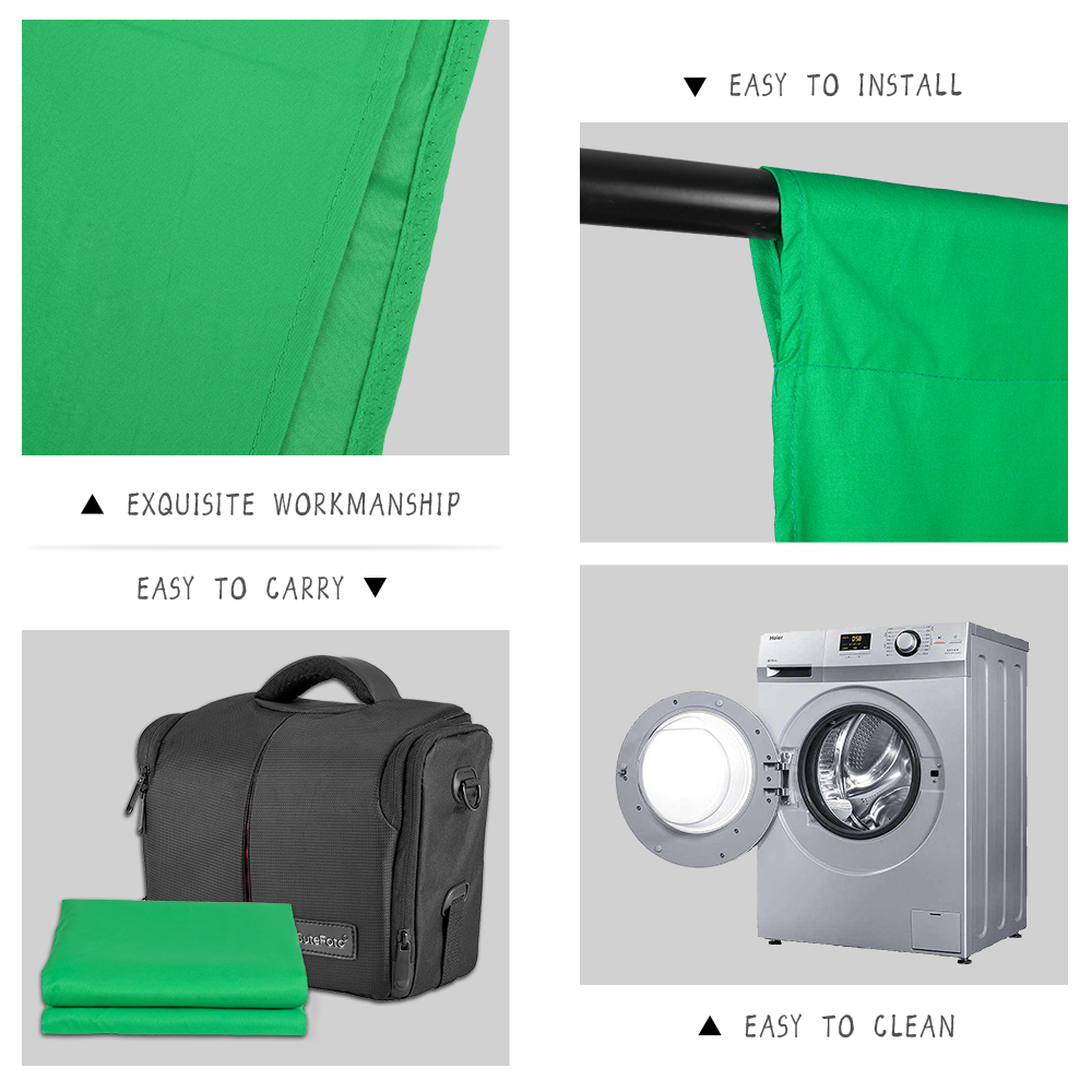 2X3 /3X4 3X6M Photography Musl - Green Screen Collapsible review and price