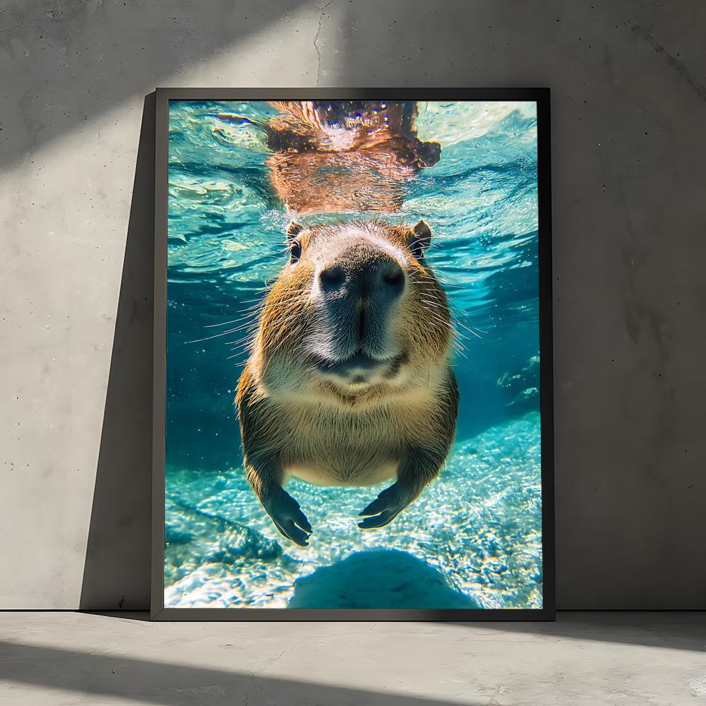 Healing Capybara Poster Art Po - Esports And Gaming Lounge review and price