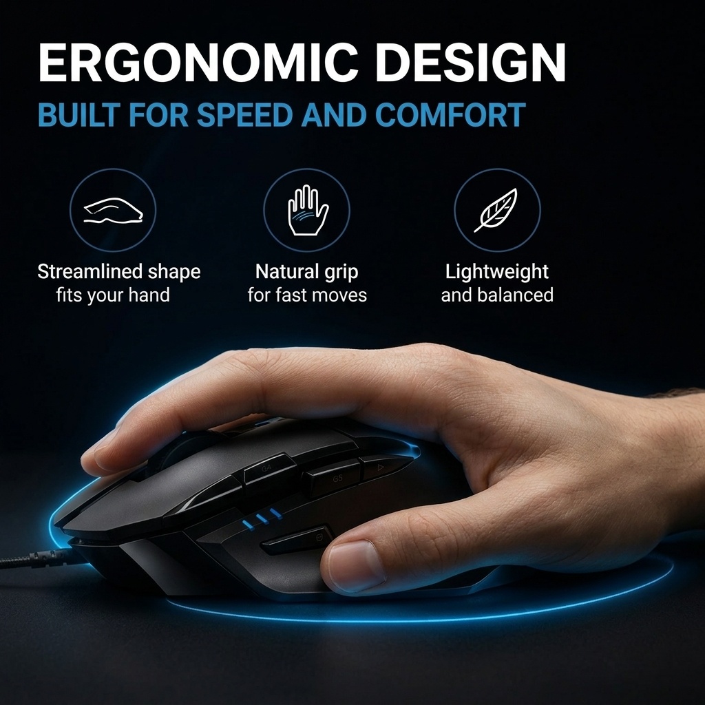 Logitech G402 Wired Gaming Mou - Esports Gaming Logos review and price