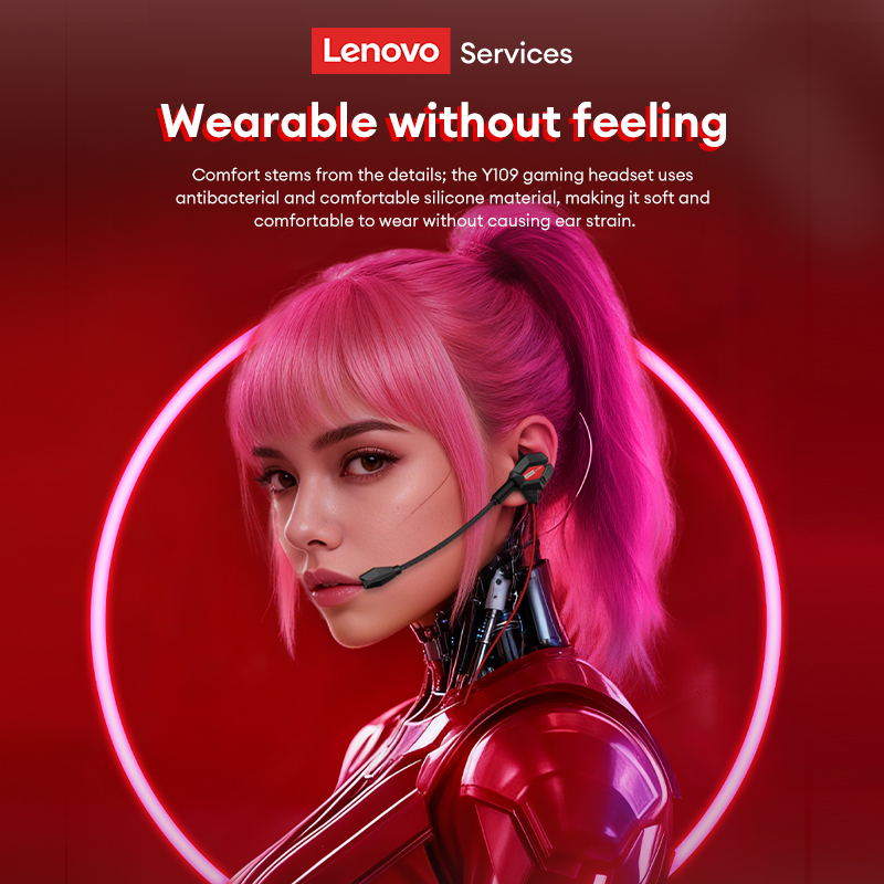 Lenovo Y109 Wired Gaming Heads - Esports Gaming Phone review and price